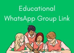 Reliable Educational WhatsApp Group Link 2024