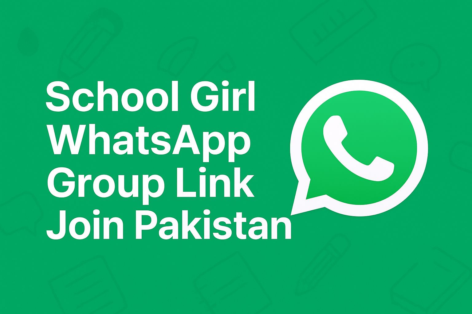 School Girl WhatsApp Group Link Join Pakistan