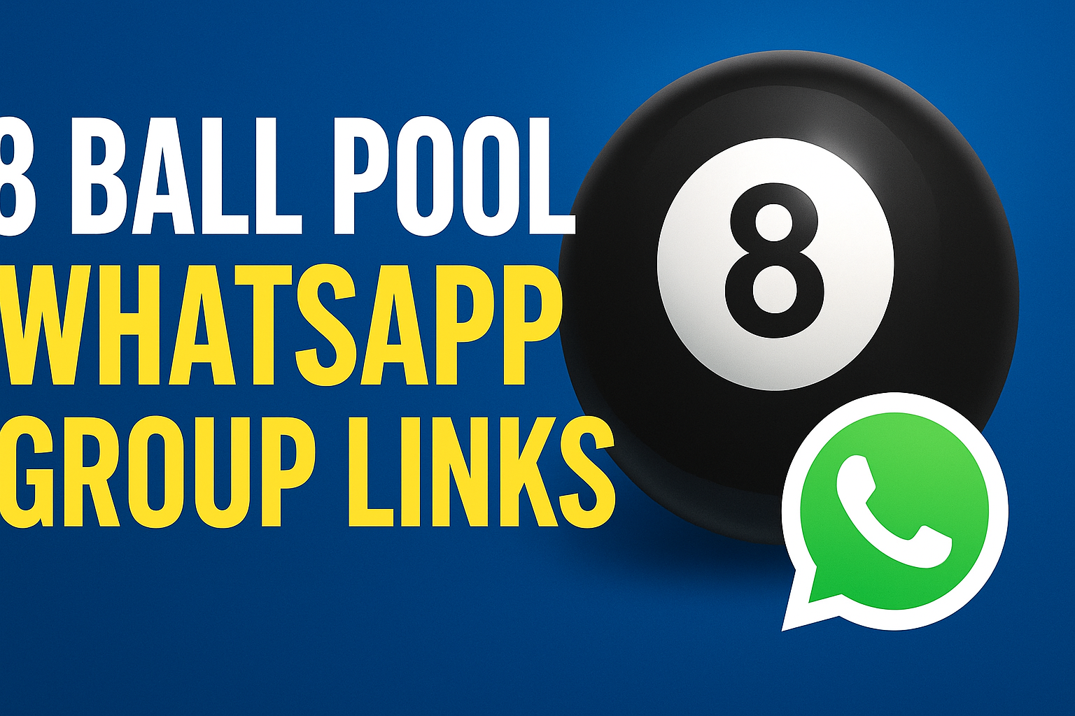 8 Ball Pool WhatsApp Group Links
