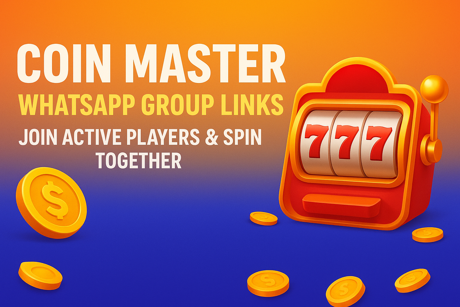 Coin Master WhatsApp Group Links