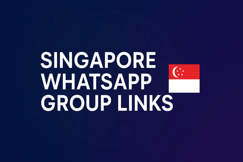 Singapore WhatsApp group links