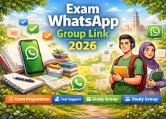 Exam WhatsApp Group Link 2026 – Join Active Exam Preparation WhatsApp Groups