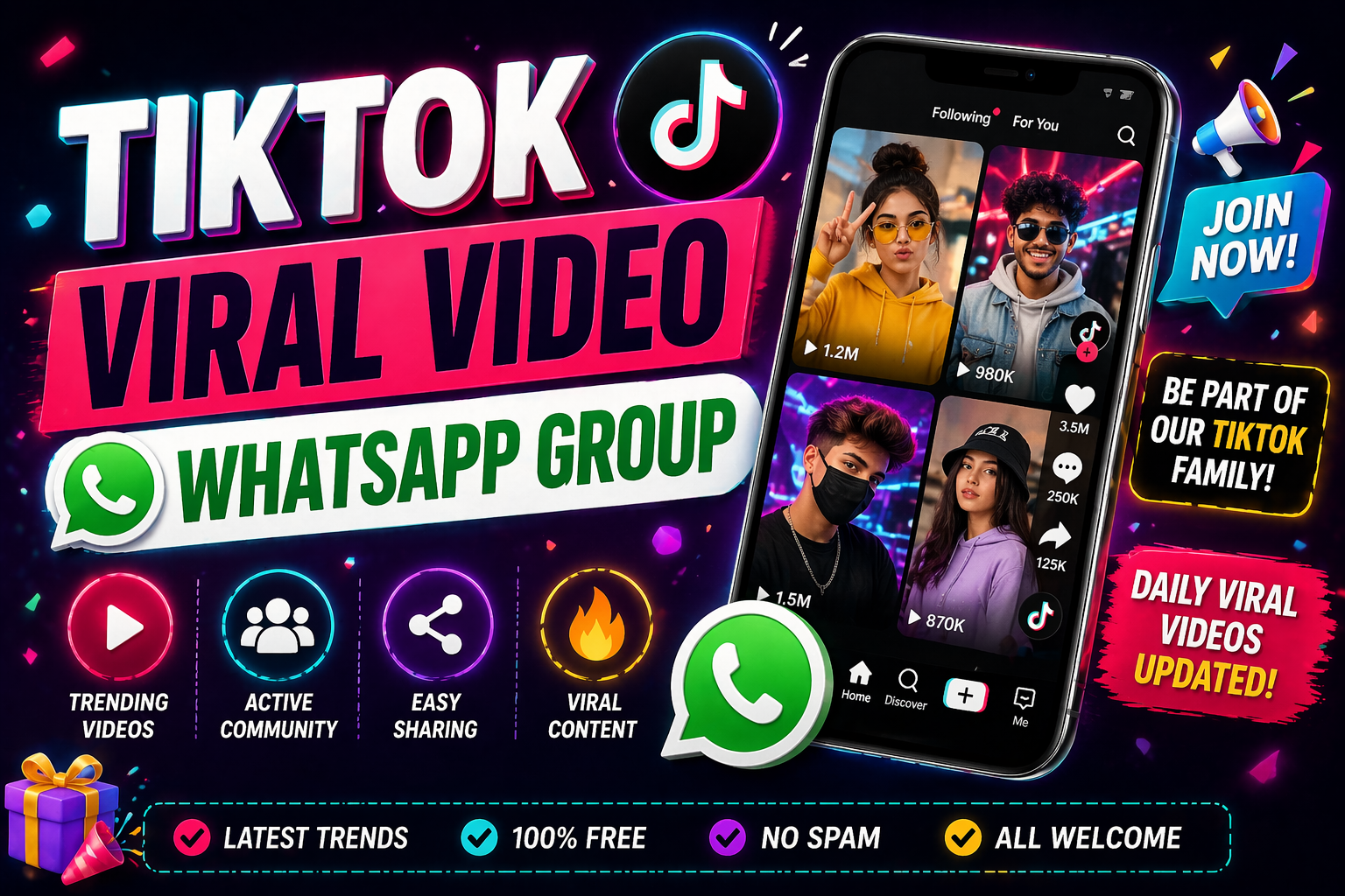 TikTok Viral Video WhatsApp Group